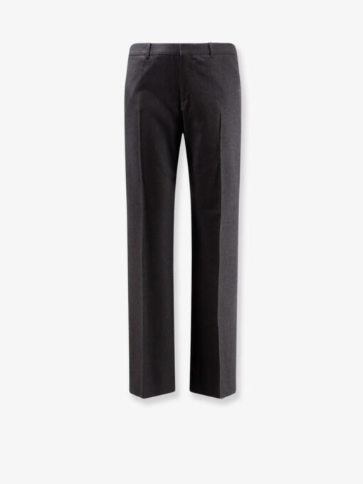 Pinstripe wool trousers