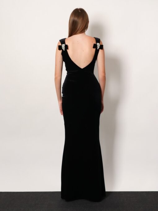 Nima velvet long dress - Image 3
