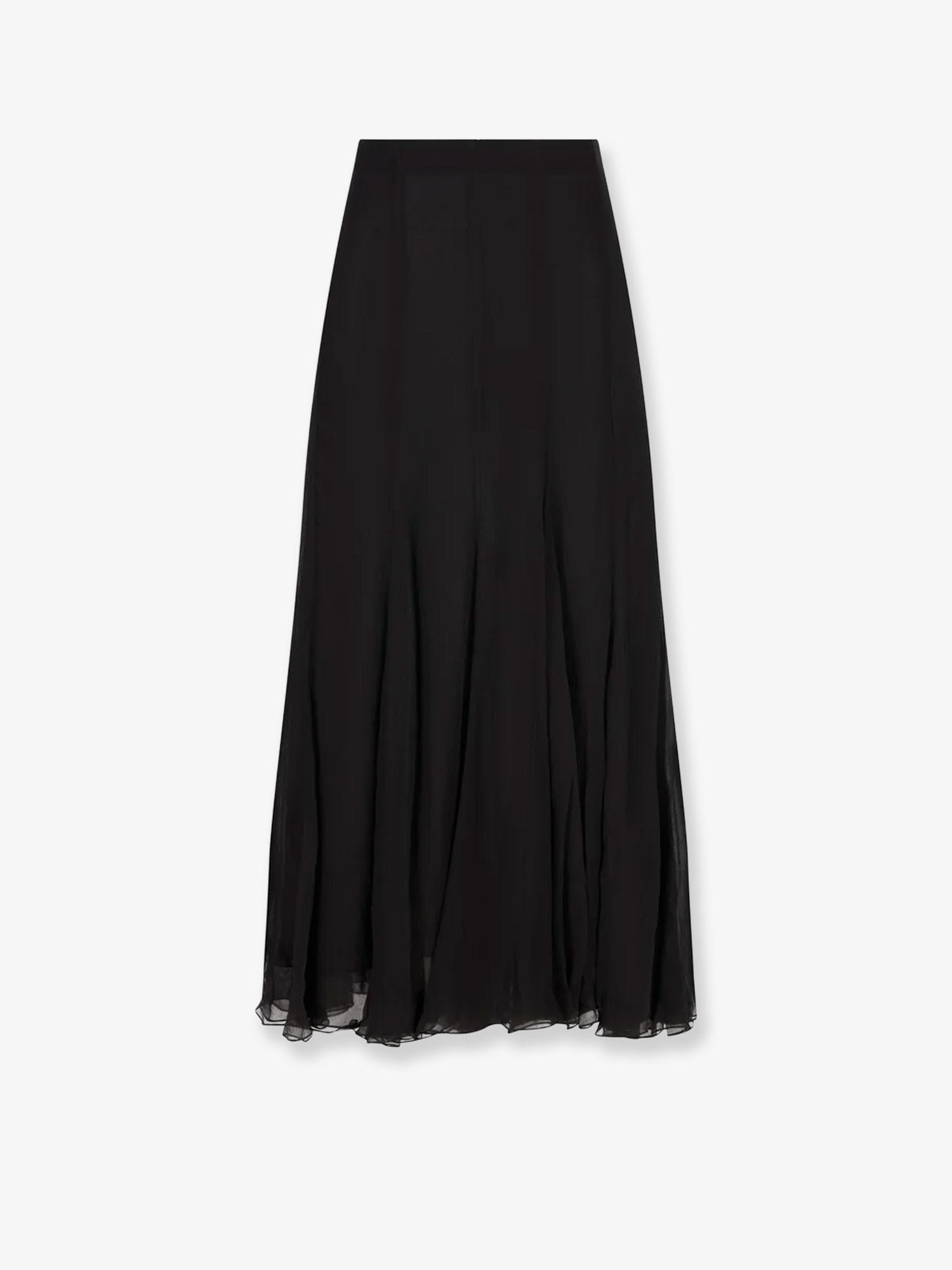 Long muslin silk skirt