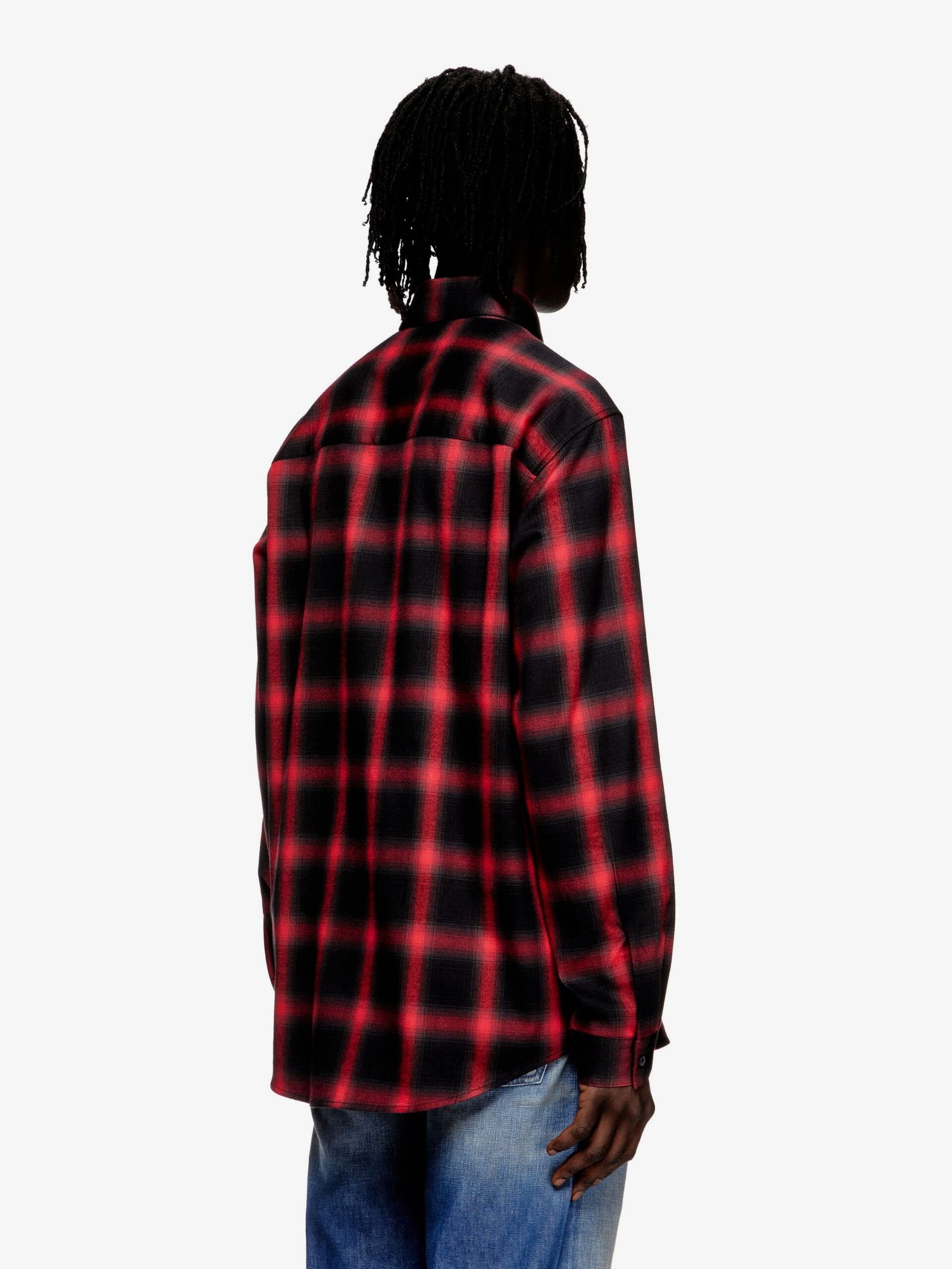 S-Simply Check cotton blend shirt - Image 3