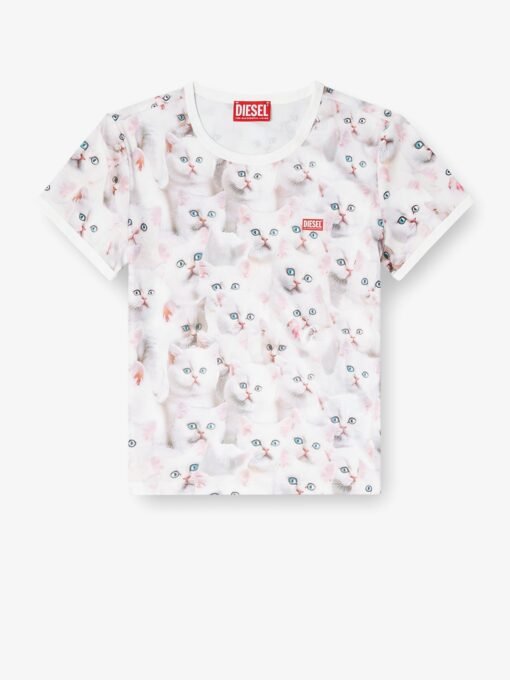 T-Unclau stretch fabric T-shirt