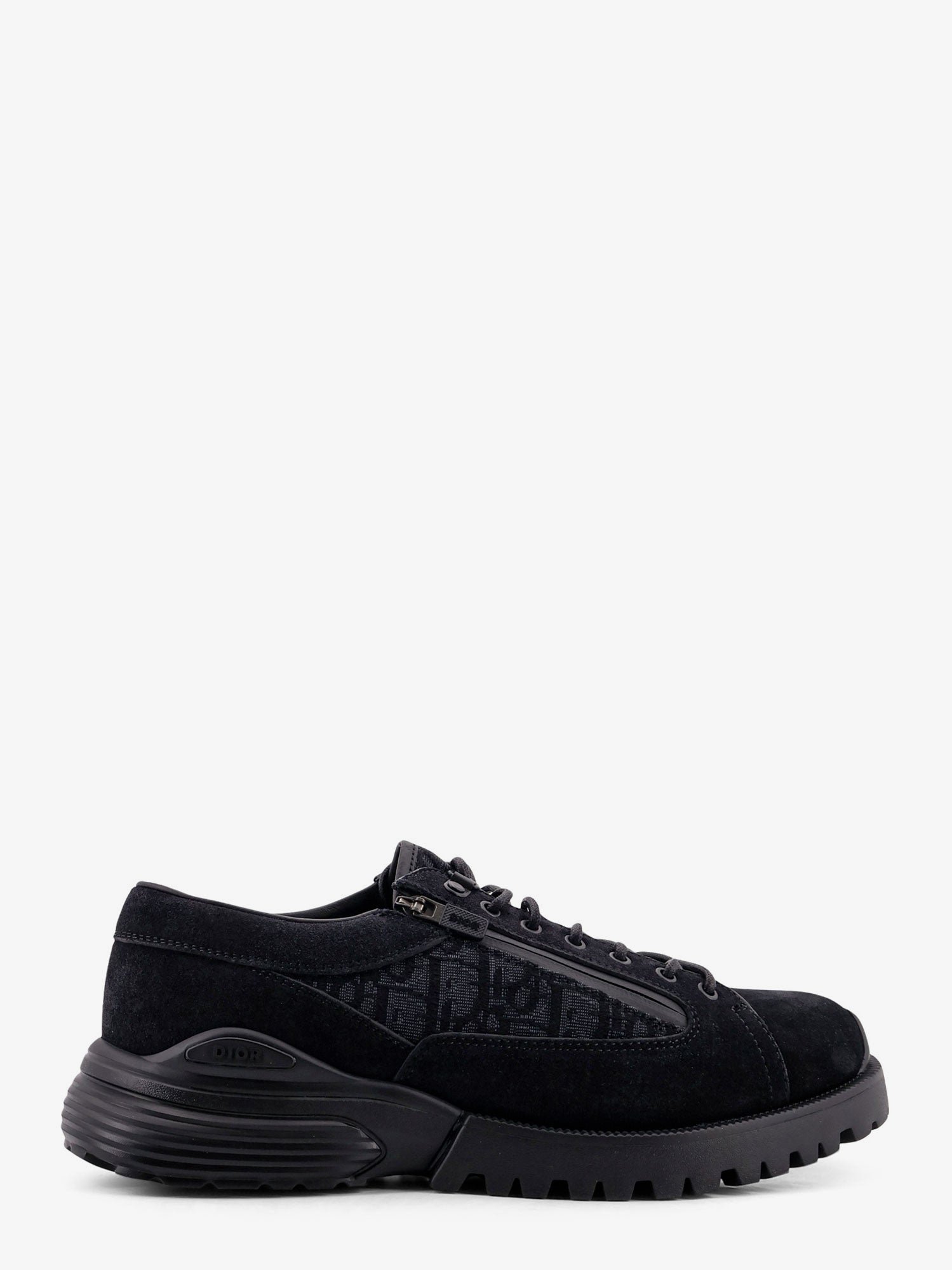 Derby Dior Combat suede and Dior Oblique jacquard fabric lace up shoes