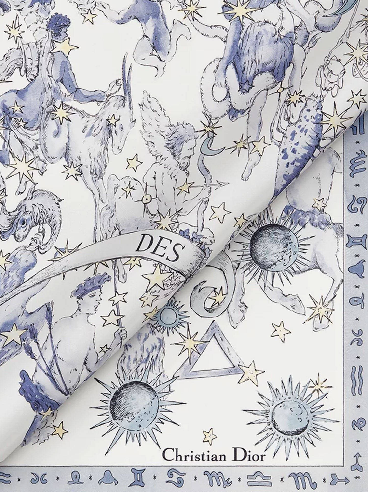 Dior Night of Dreams silk twill foulard - Image 2