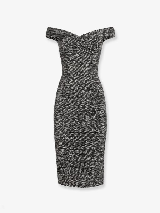 Silk midi dress