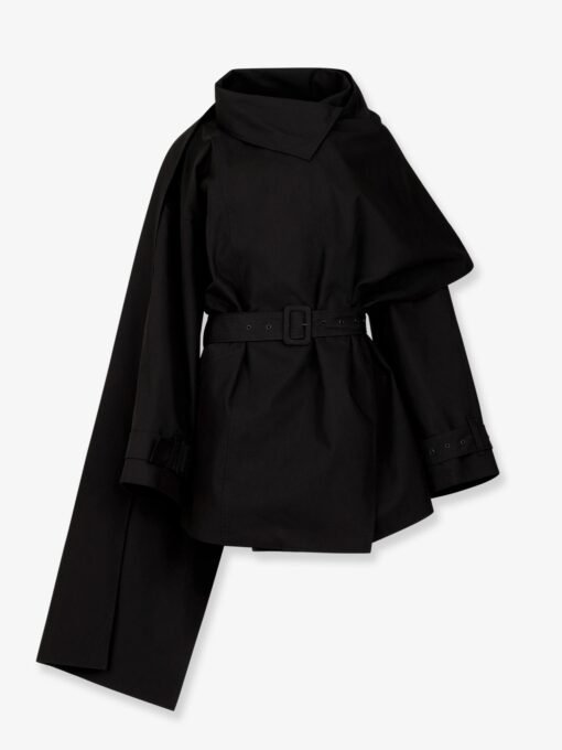 Mini Scarf cotton coat