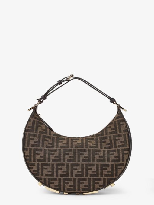 Fendigraphy handbag in FF jacquard fabric