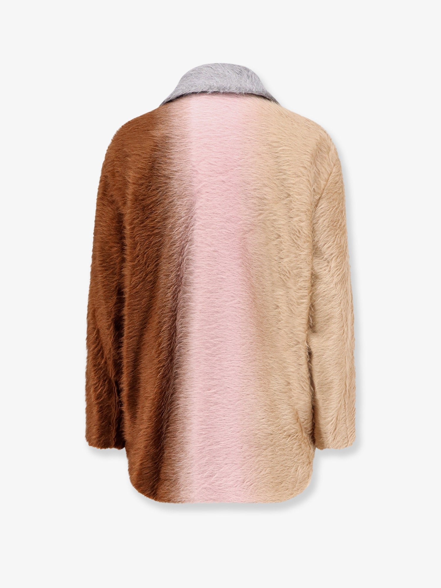 Alpaca and wool double-breasted coat - Image 2