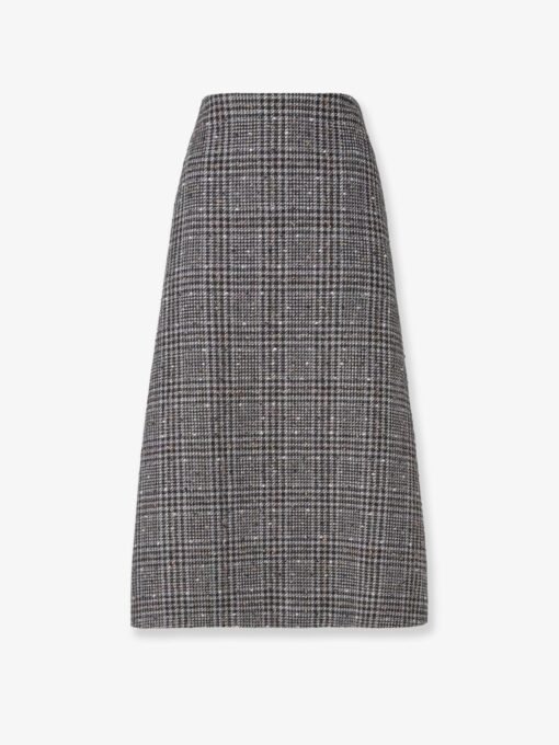 Check Tweed skirt