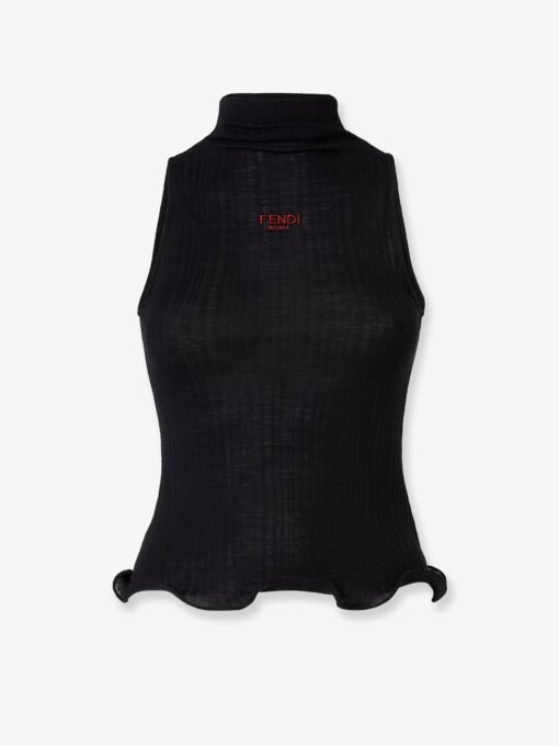 Ribbed virgin wool top