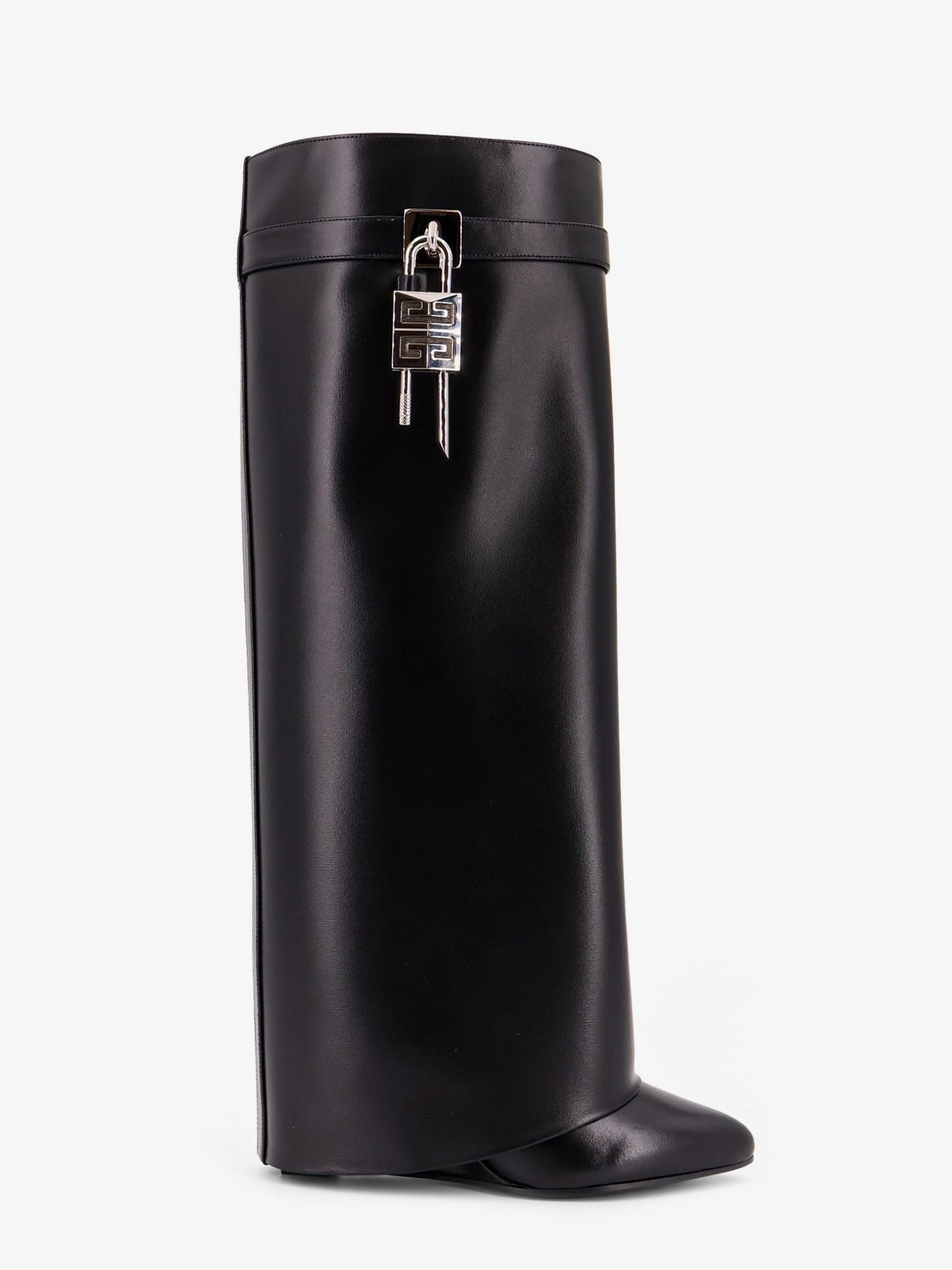 Shark Lock leather boots