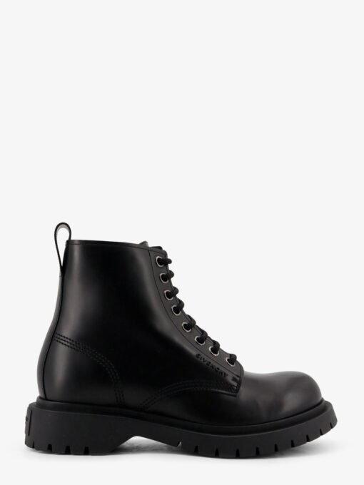 Leather ankle boots