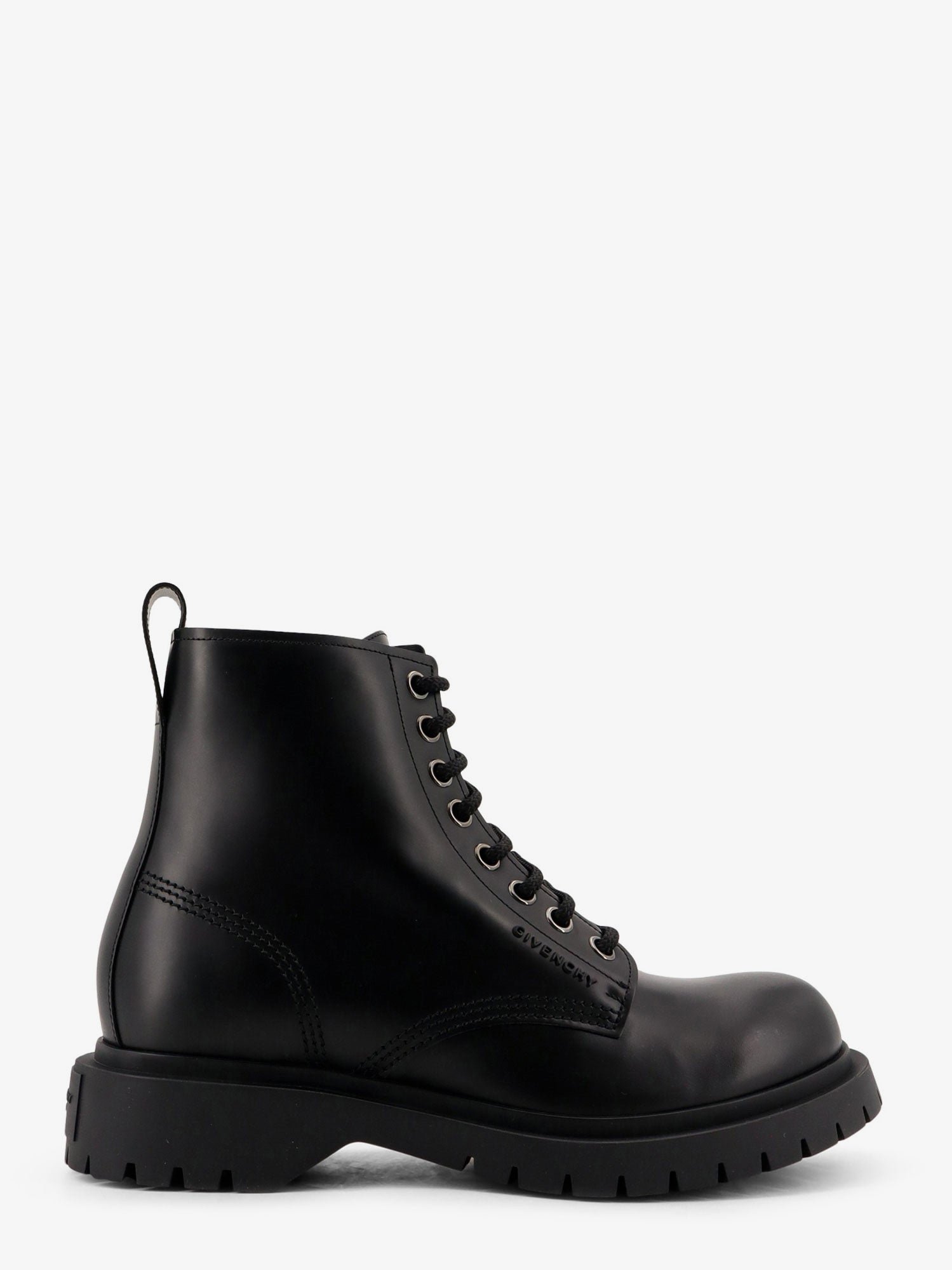Leather ankle boots