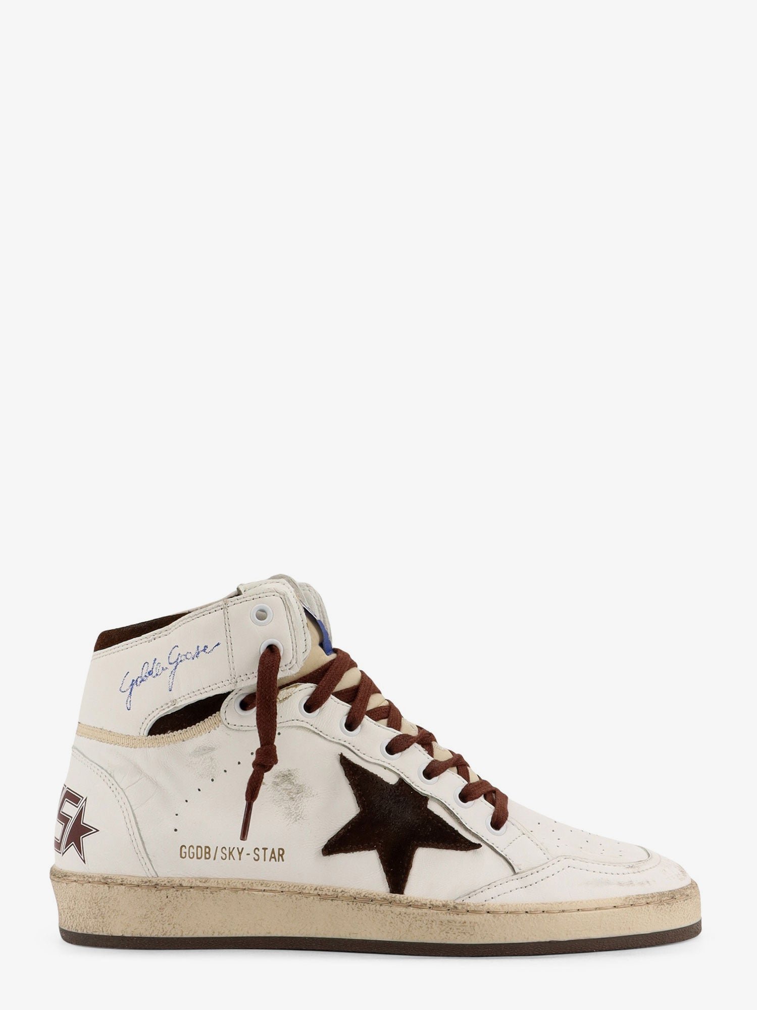 Sky Star high-top leather sneakers