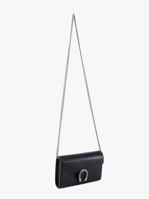 Leather shoulder bag with iconic tiger heads buckle - Image 3