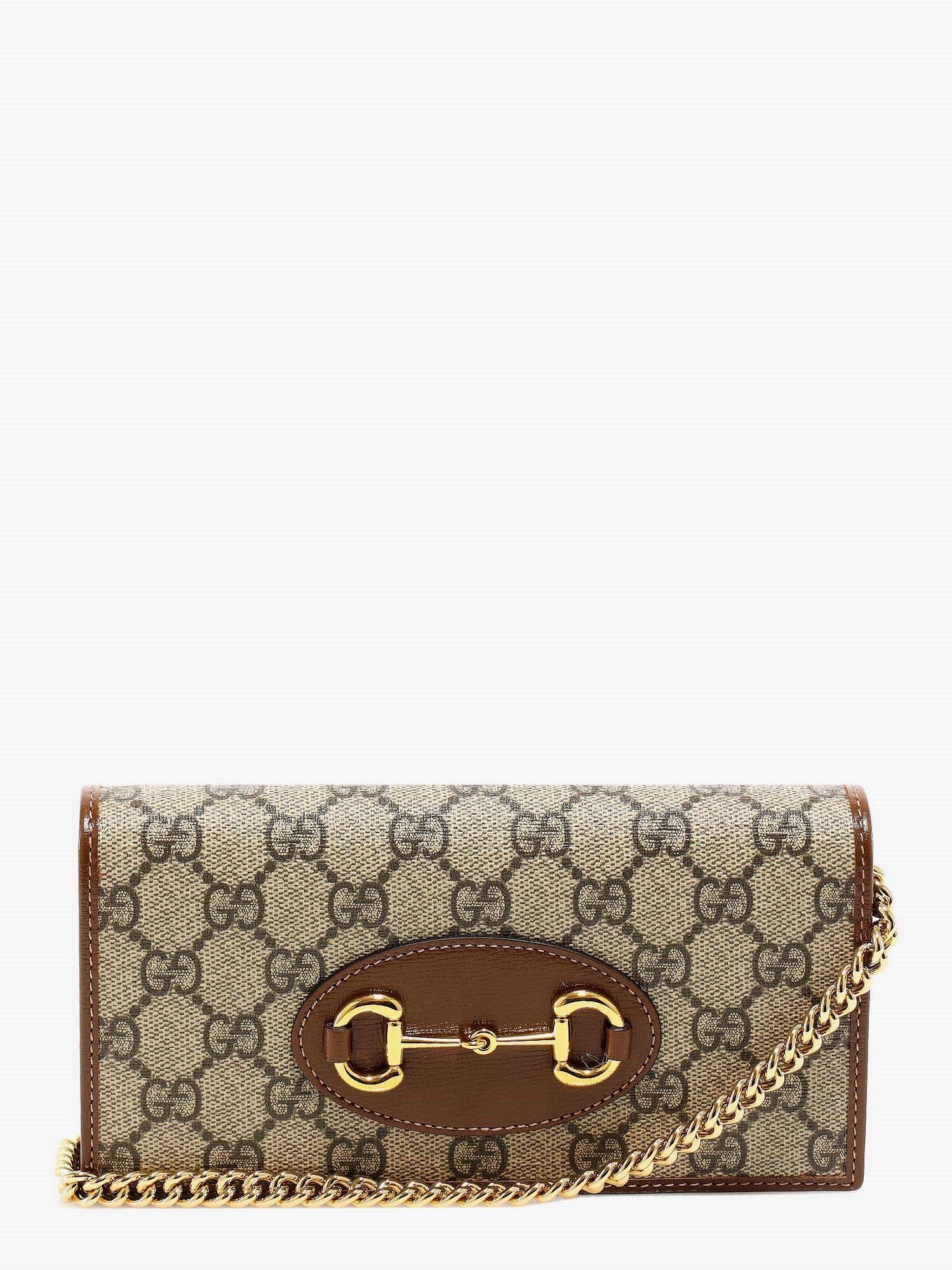 GG Supreme fabric and leather shoulder bag