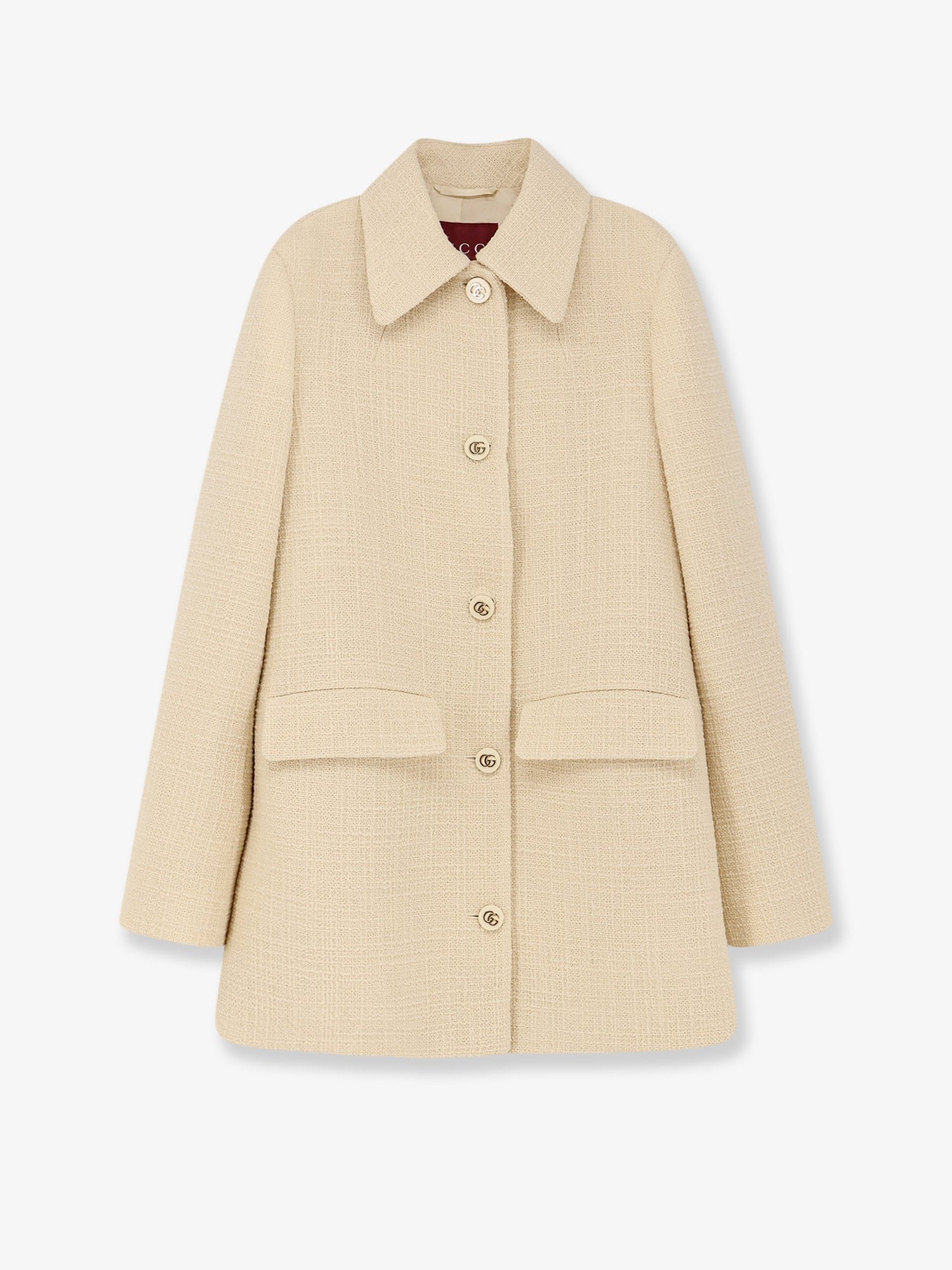 Wool tweed coat