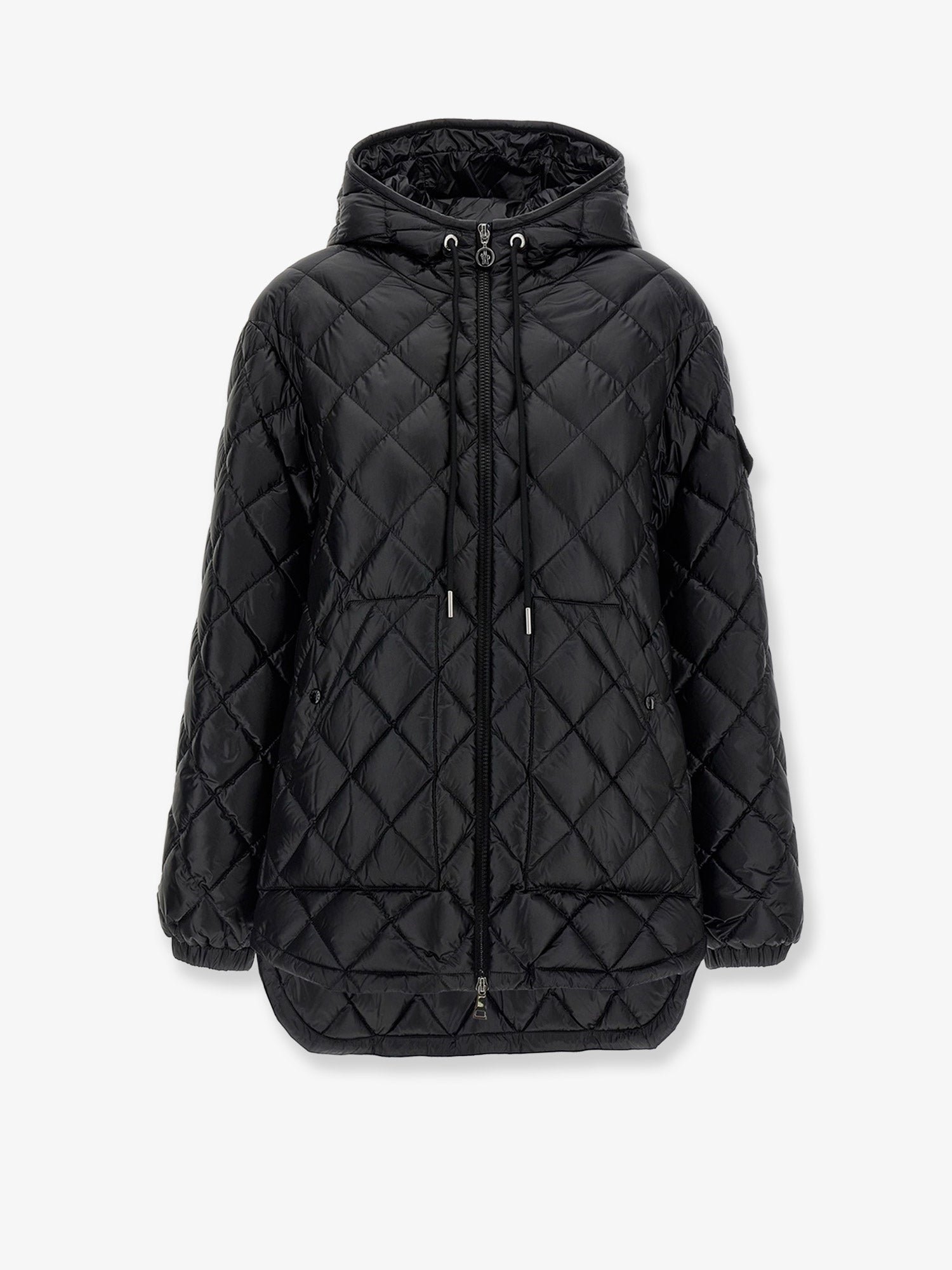 Quilted nylon down jacket
