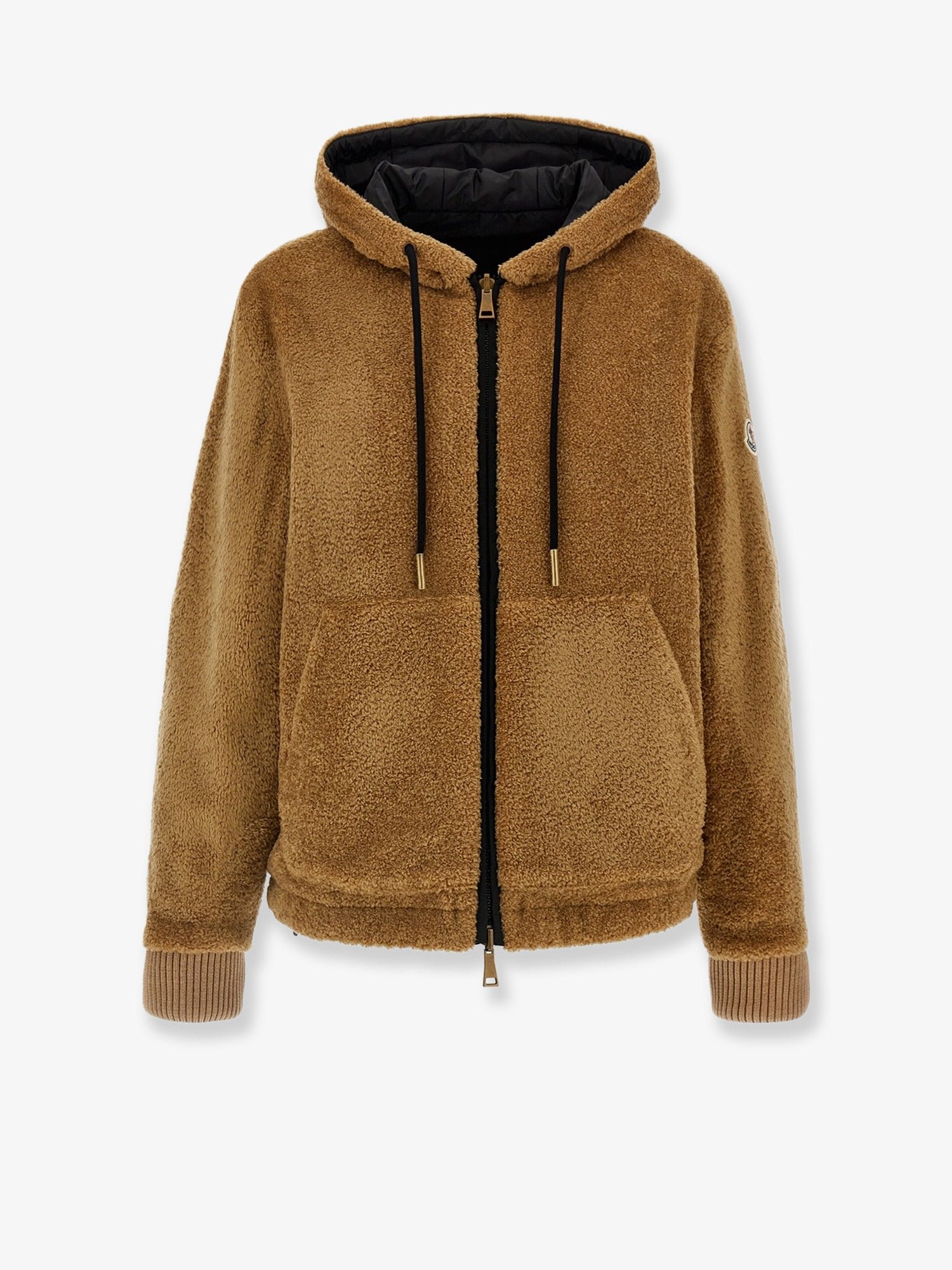 Reversible nylon and teddy jacket