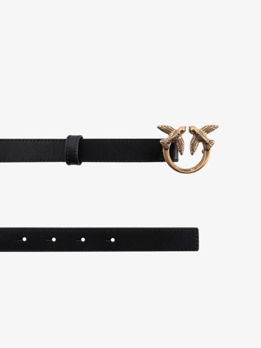 Love berry leather belt with love birds buckle - Image 2