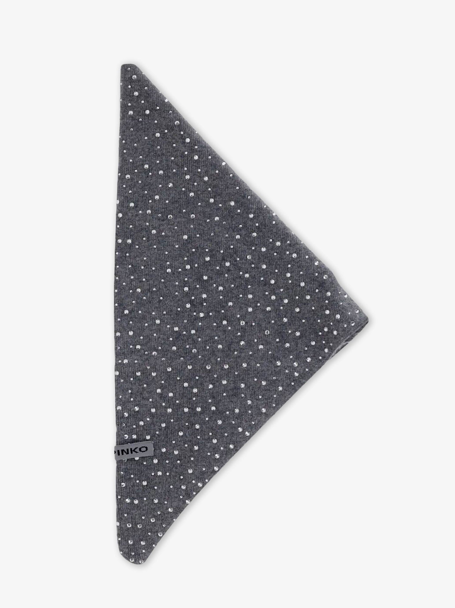 Svizzera wool scarf with rhinestones