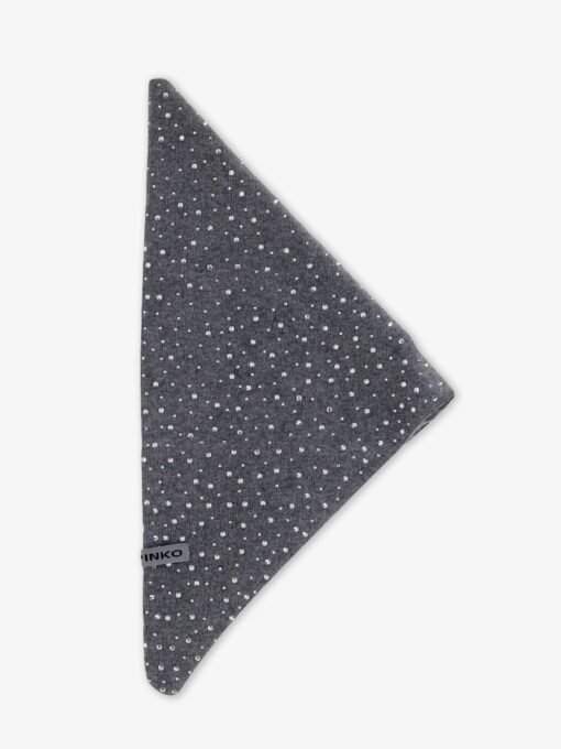 Svizzera wool scarf with rhinestones