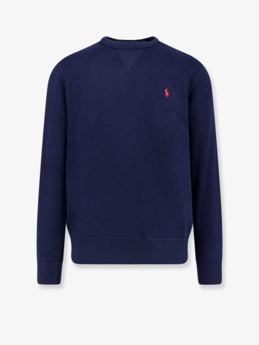Cotton blend sweatshirt with logo