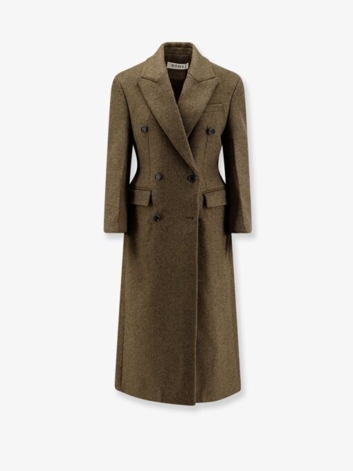 Hourglass alpaca blend coat