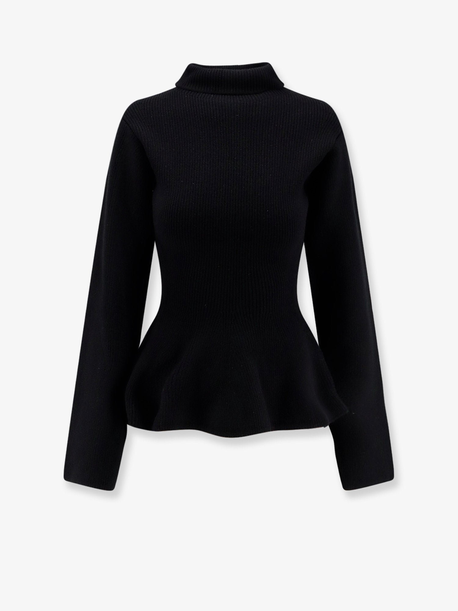 Sculptural wool and cashmere turtleneck