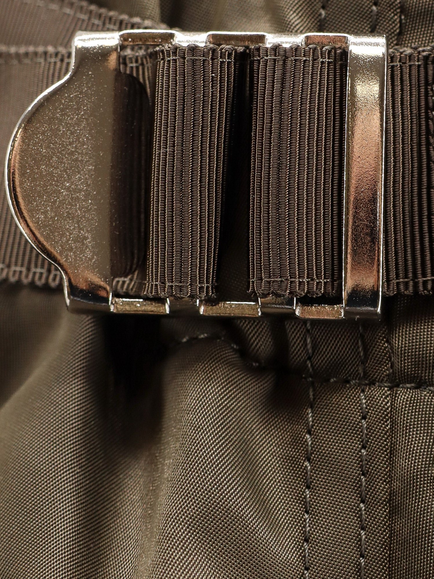 Wool shorts with nylon details - Image 3