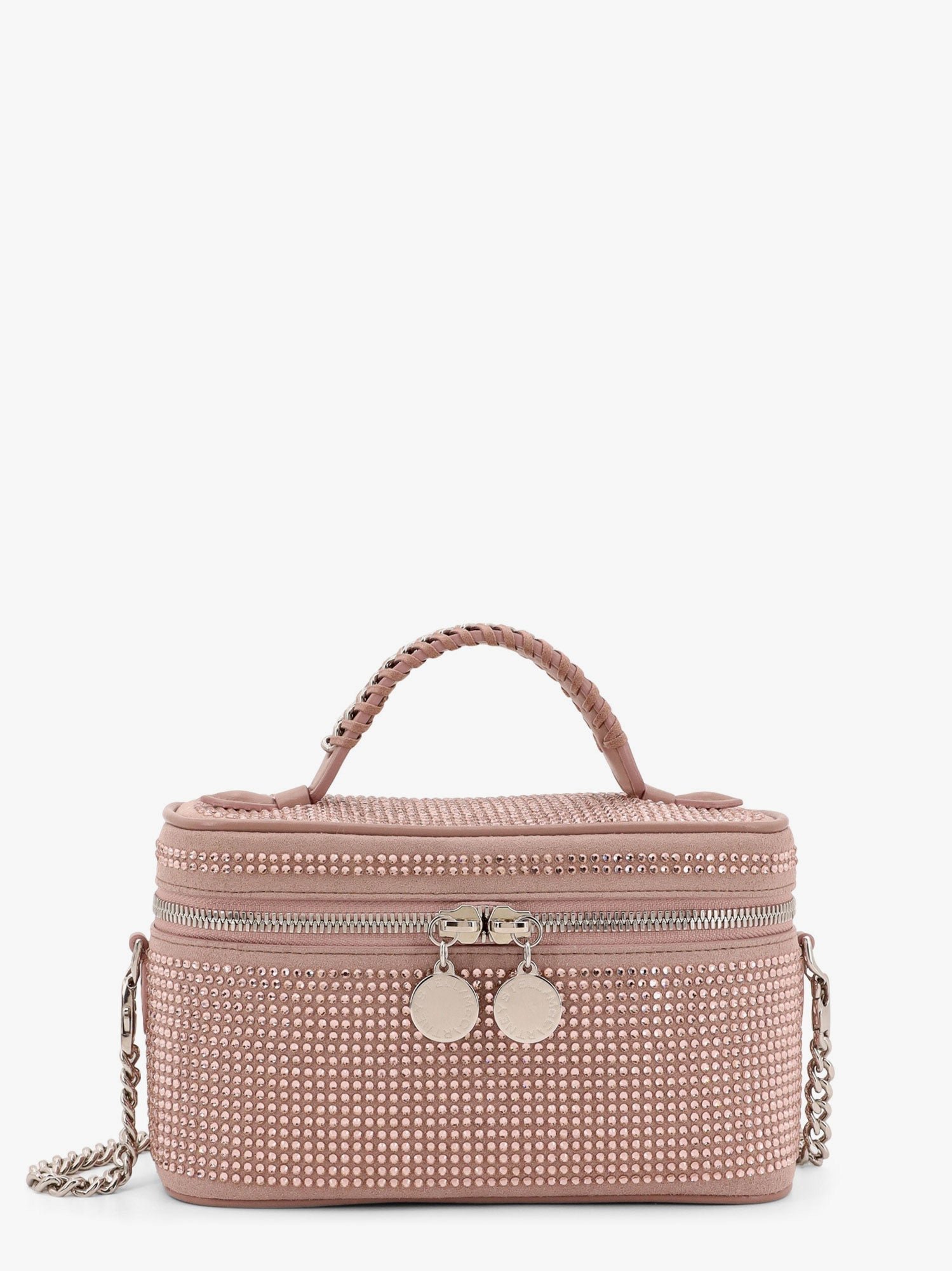 Shaggy deer beauty case with rhinestones