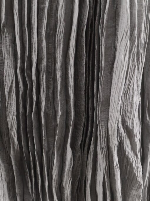 Crinkled Plissé cotton skirt - Image 3