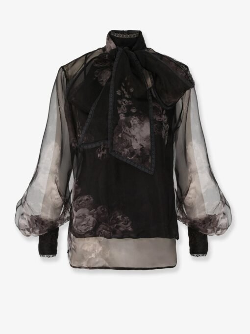 Hypnotic Pussybow Blouse silk shirt