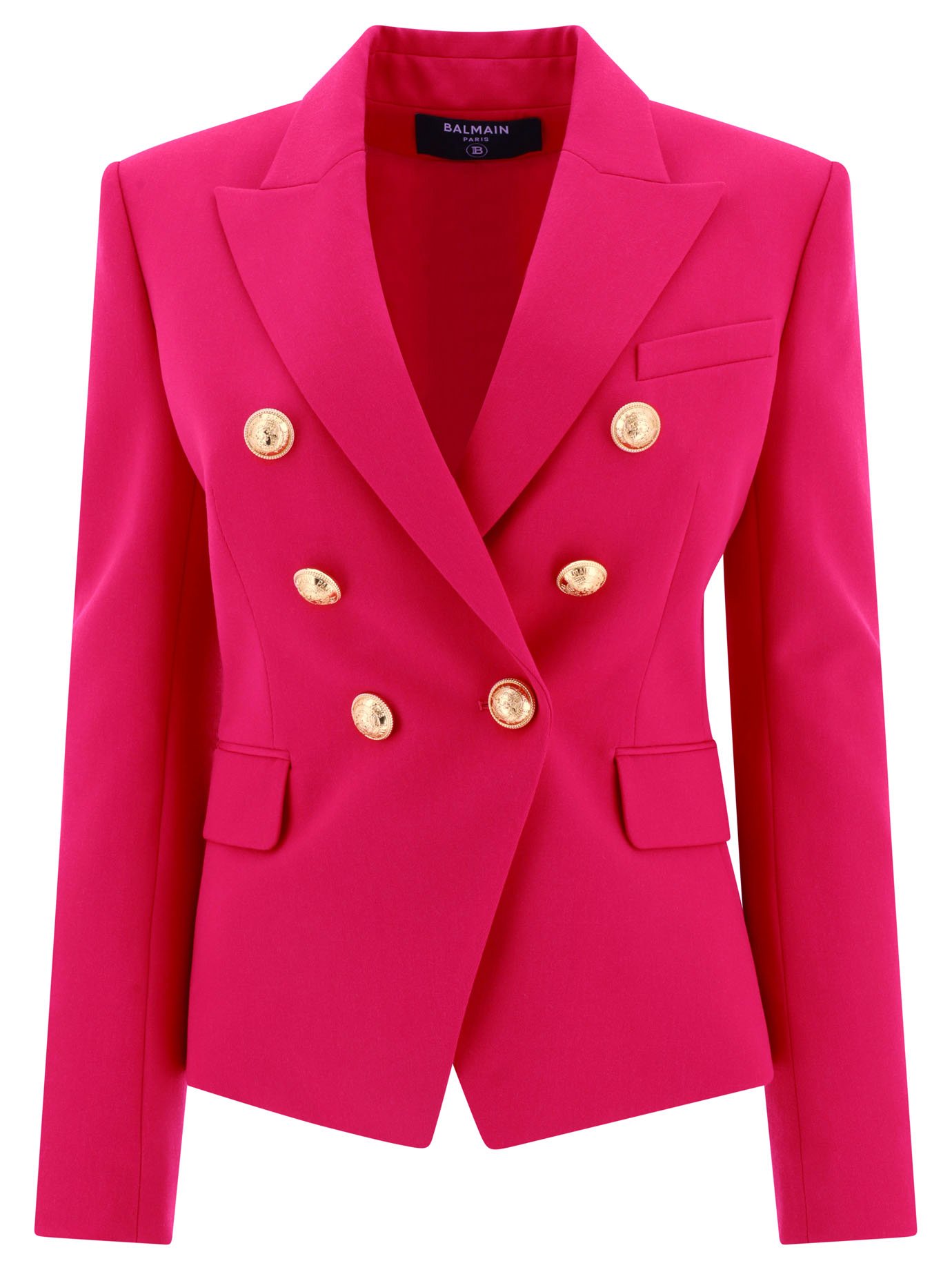 Double-breasted wool jacket