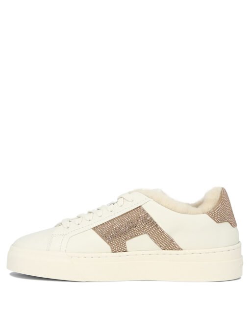 "Double Buckle" rhinestone-embellished sneakers - Image 3