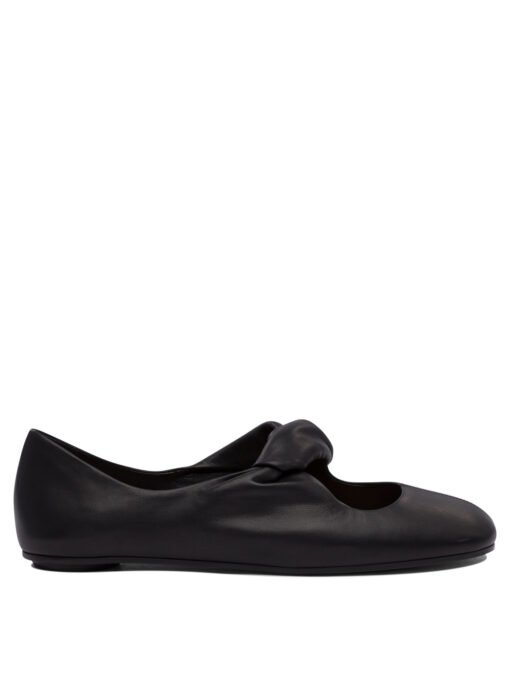 Twisted detail ballet flats