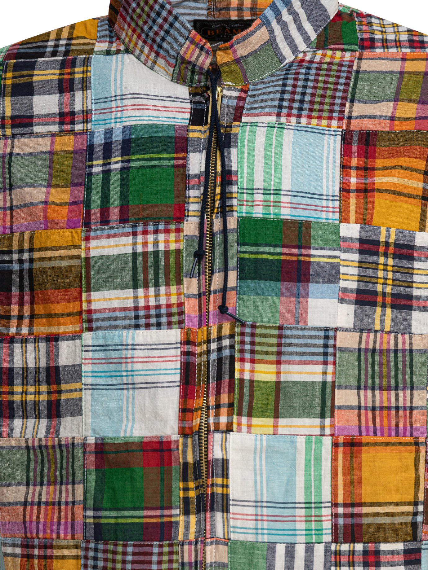 "Swing Patchwork Madras" Jacket - Image 3