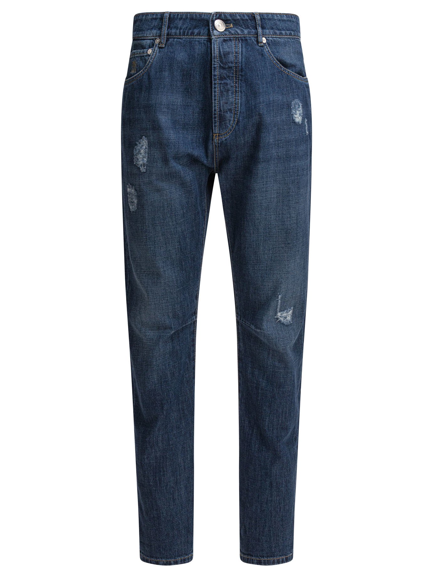 Five-pocket leisure fit jeans
