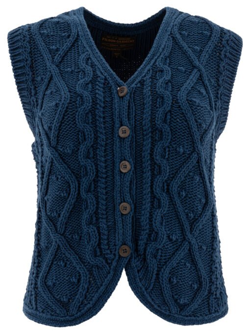 Jacquard-Knitted vest