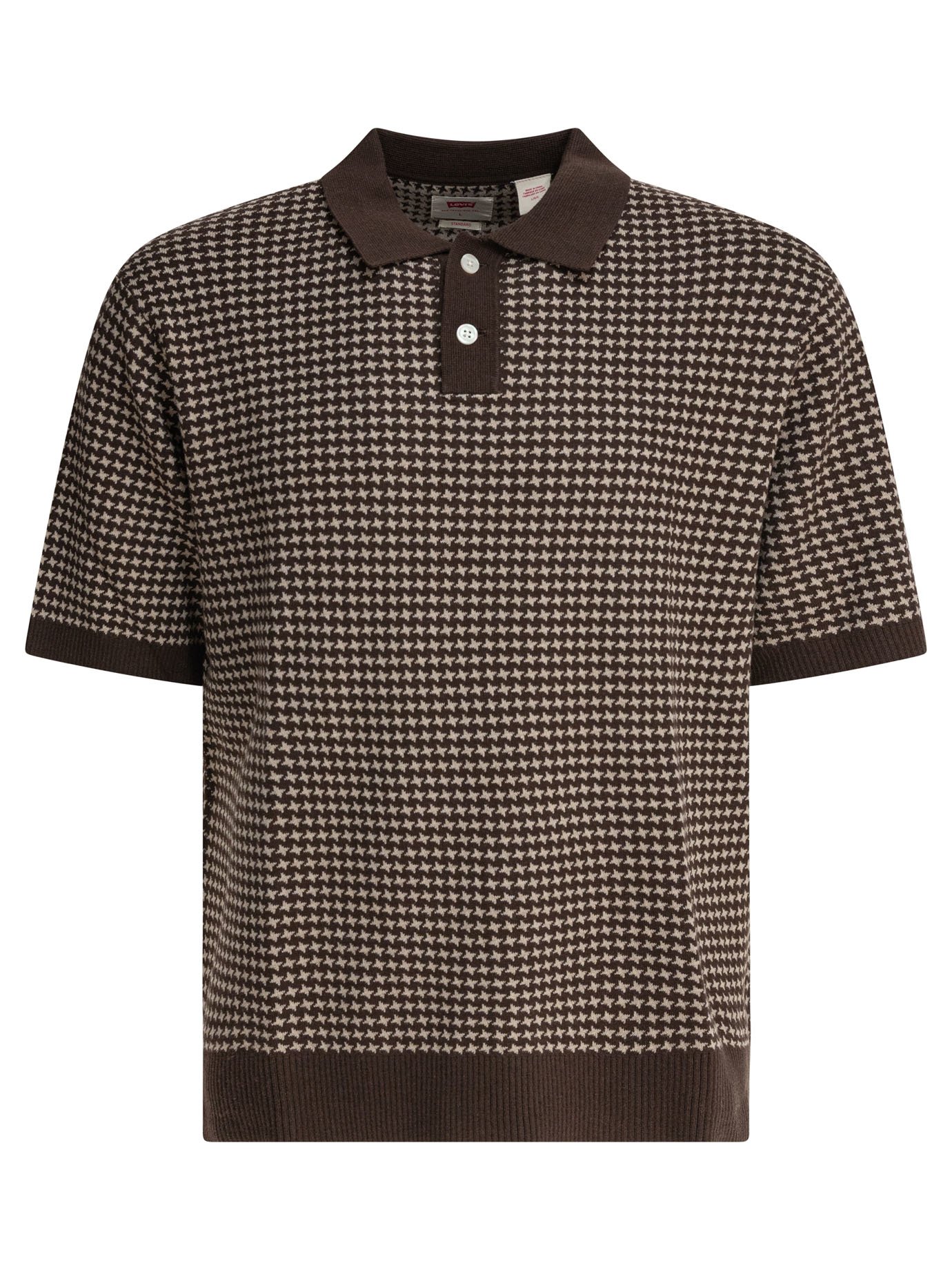 Knitted polo shirt