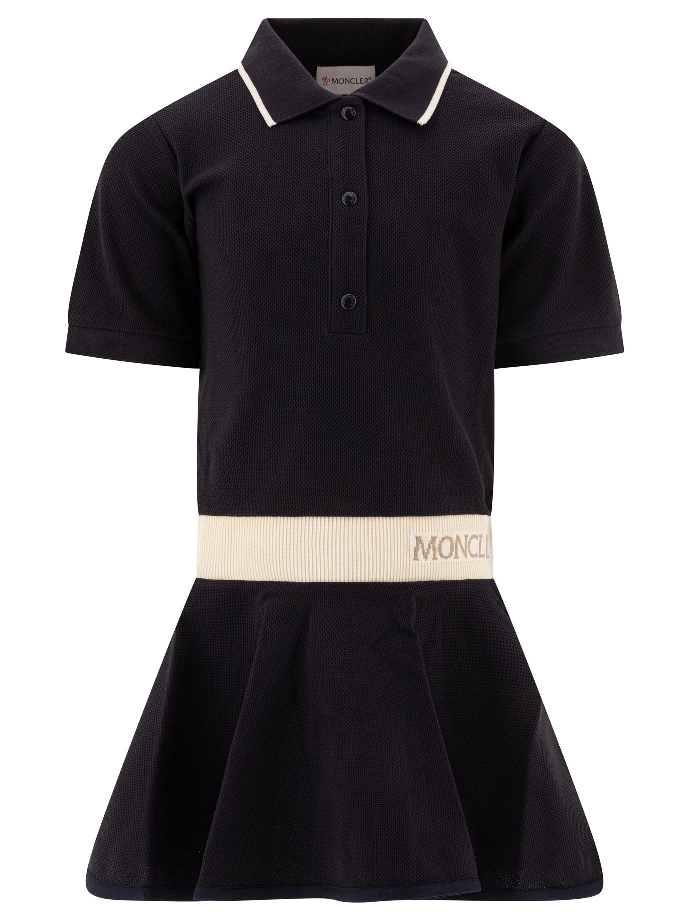 Piqué polo dress