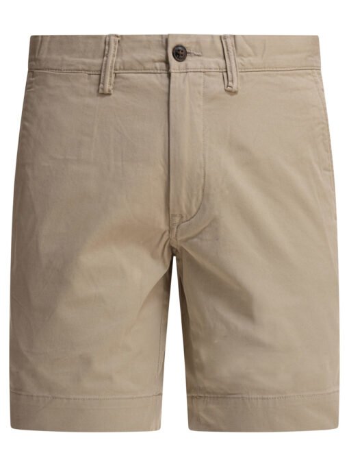 Straight fit stretch chino shorts