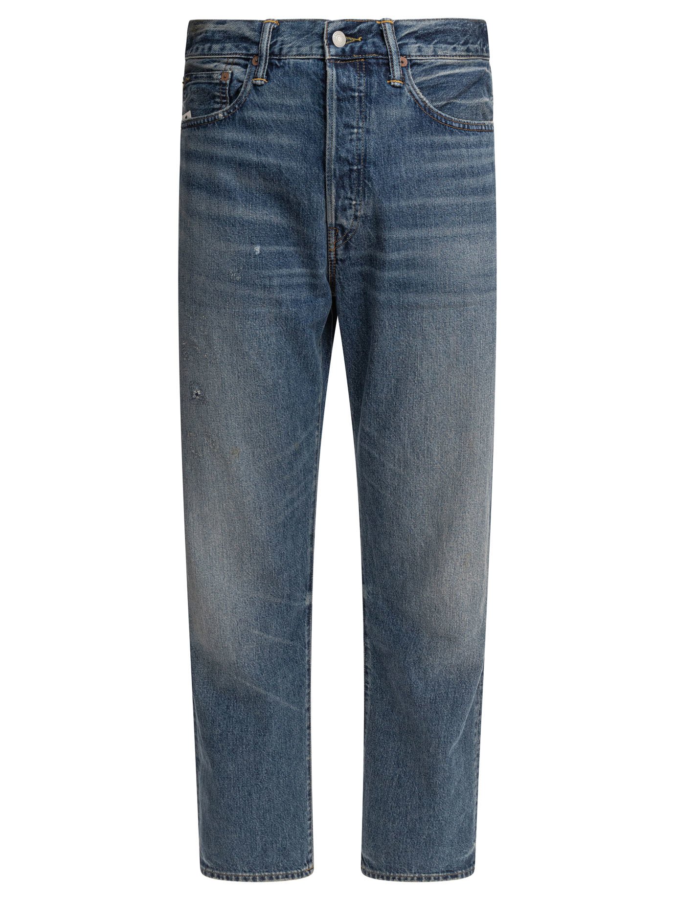 Straight-leg jeans
