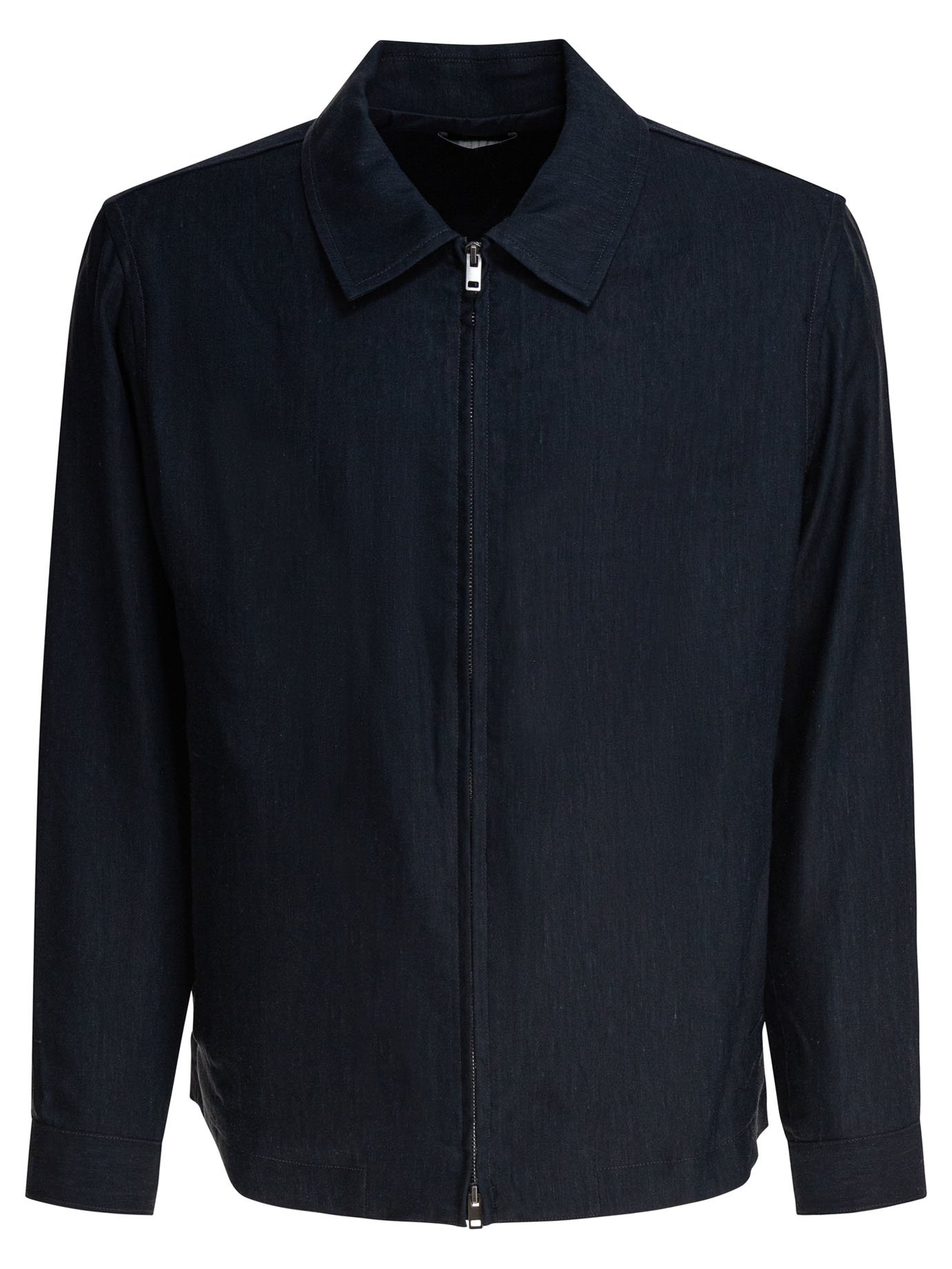 Bomber jacket zipper closure