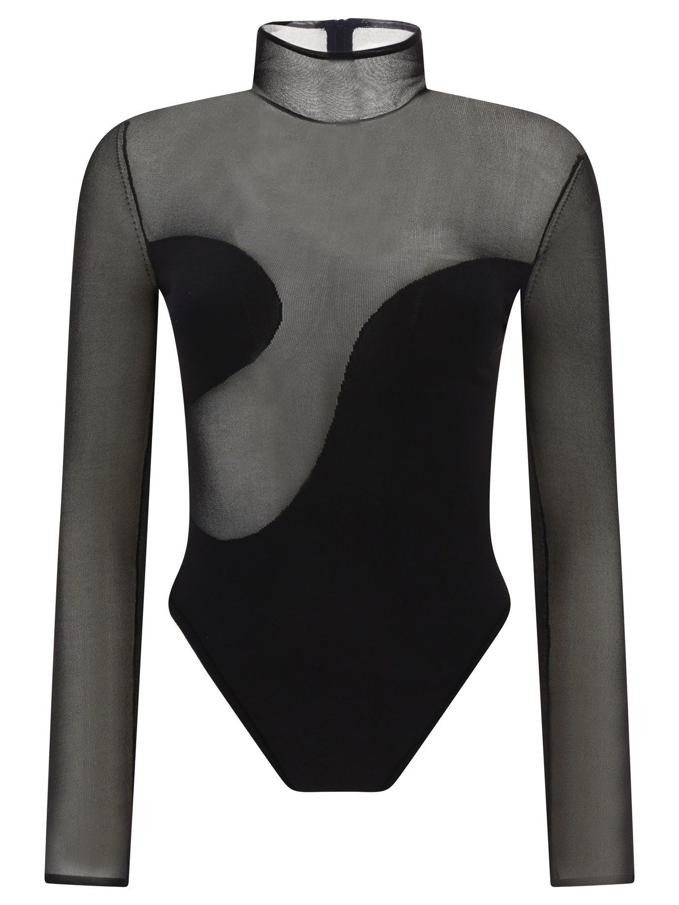 Asymmetric line bodysuit