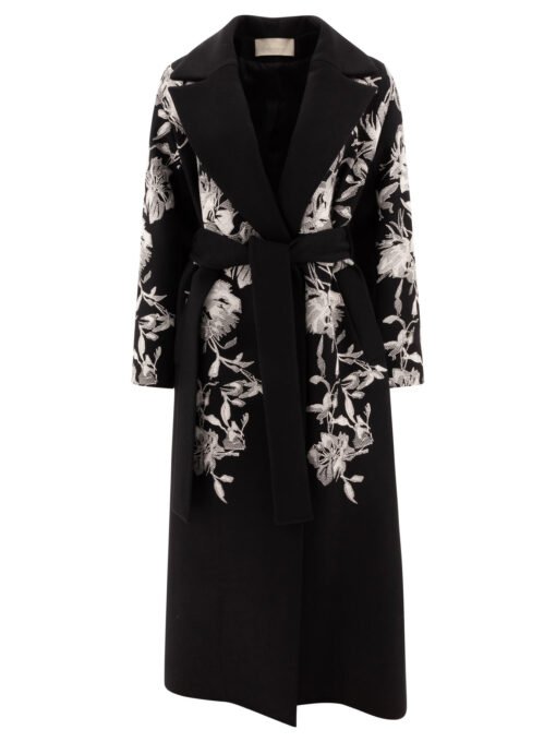 Wool embroidered coat