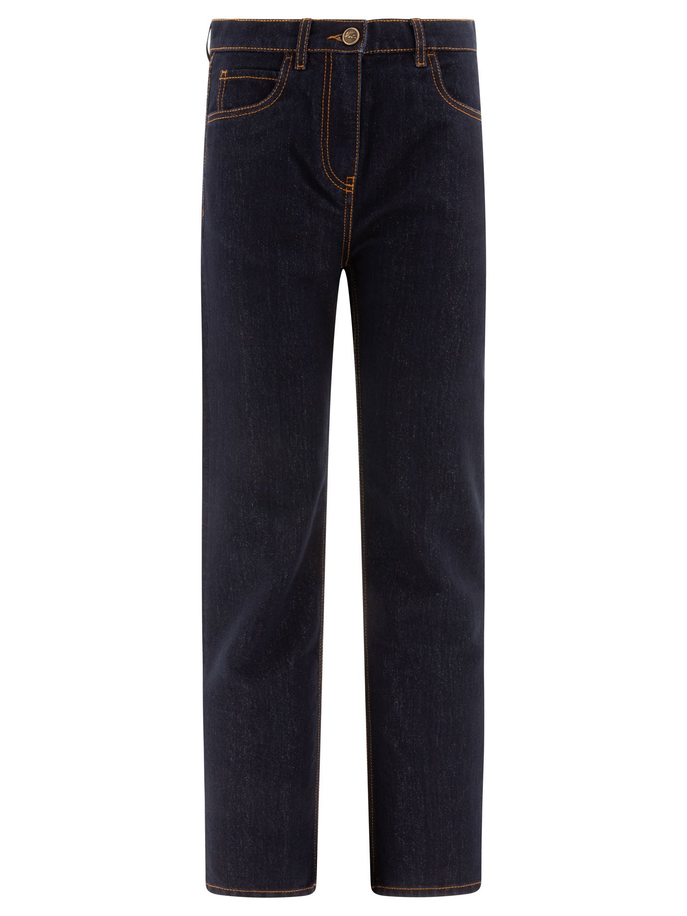Straight-leg jeans