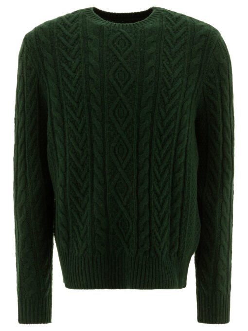 Cable-knit sweater