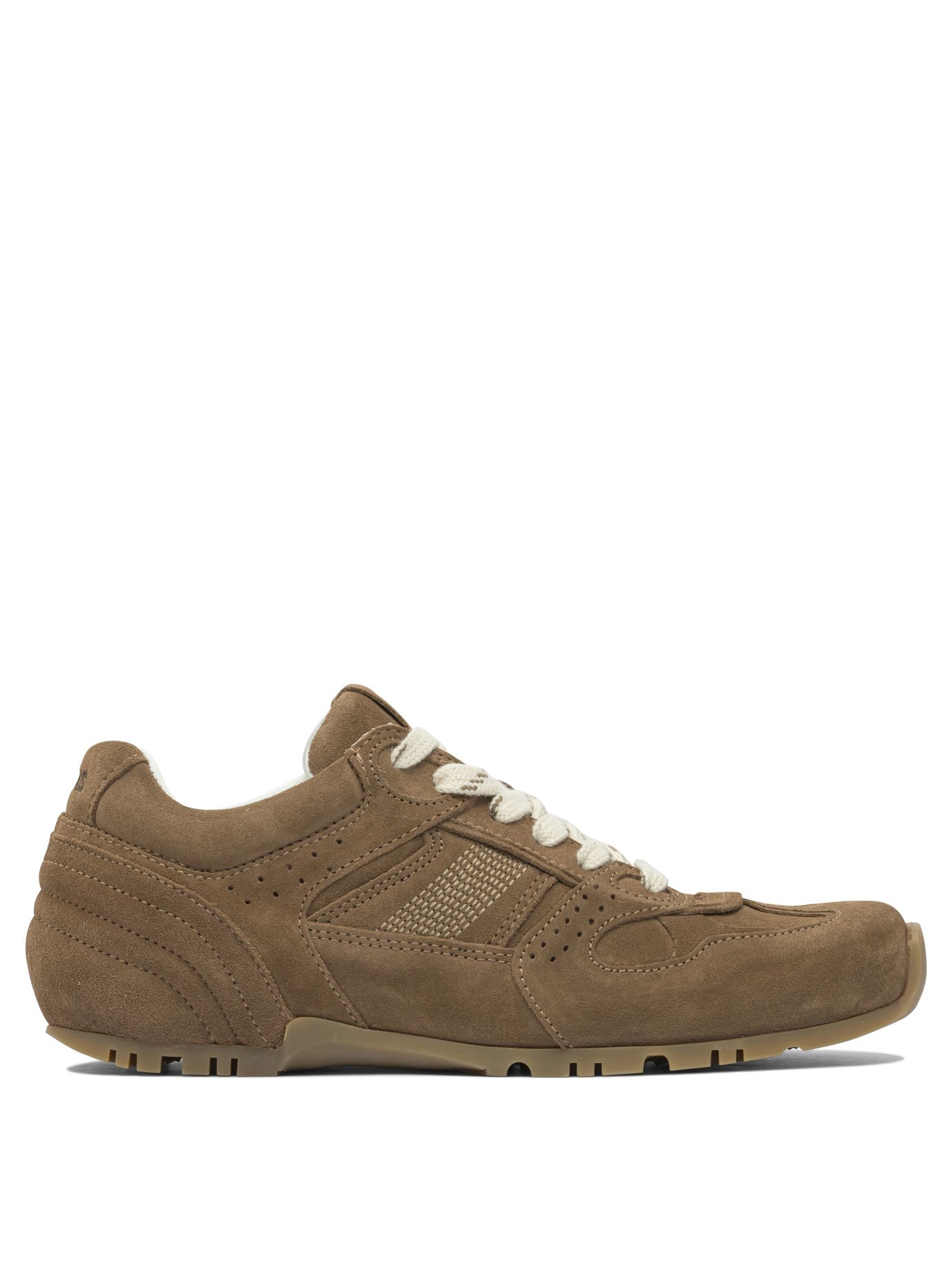 Tb.56 Suede Cream Leather Sneakers