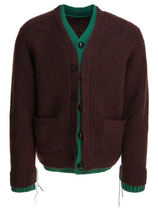 Wool blend cardigan
