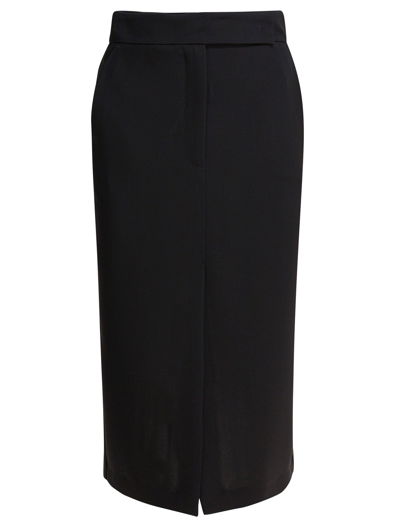 Midi skirt with double slit